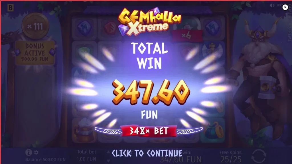 Thor segurando o martelo Mjolnir em um cenário nórdico épico no slot Gemhalla Xtreme